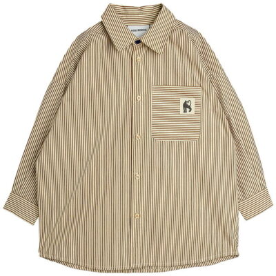 Mini Rodini Skjorte - Poplin - Brun