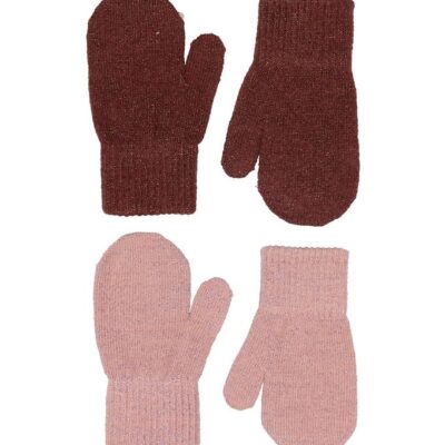 CeLaVi Luffer - Uld/Polyester - 2-pak - Fudge m. Glimmer