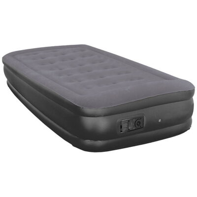 Camping Check Luftmadras m. Integreret Pumpe - 196x97x47 cm