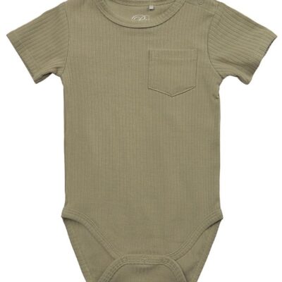 Petit by Sofie Schnoor Body k/æ - Rib - Dusty Green