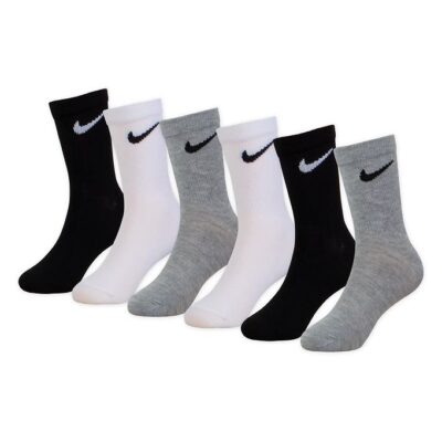 Nike Strømper - Crew - 6-Pak - Sort/Hvid