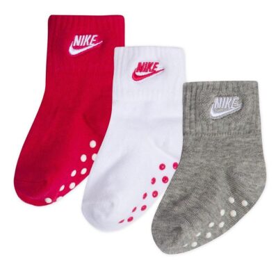 Nike Strømper - Core Futura Gripper - 3-Pak - Rush Pink