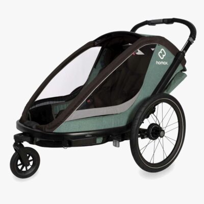 Hamax Cocoon Cykelanhænger, Green/Black