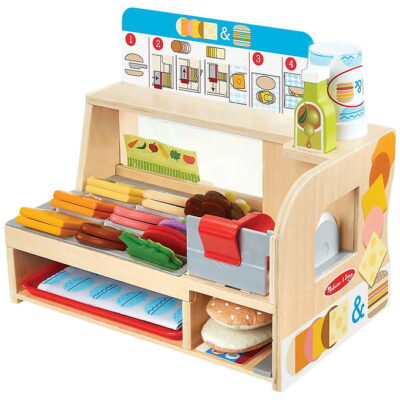 Melissa & Doug Legesæt - Sandwich Disk - 56 Dele