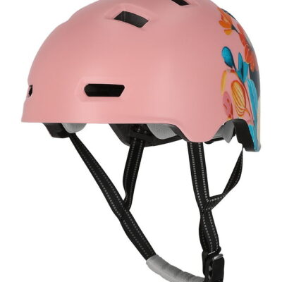 Crazy Safety Cykelhjelm - Rampage Flower - M - Pink