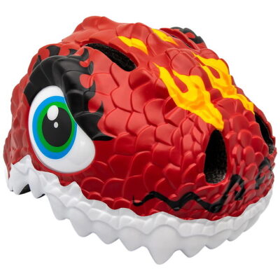 Crazy Safety Cykelhjelm - Dragon - S - Red