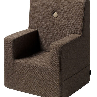 by KlipKlap Lænestol - Kids Chair XL - Brown/Sand