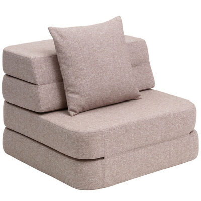 by KlipKlap Foldesofa - 3 Fold Single - 70 cm - Soft Rose