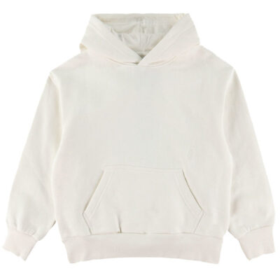 Grunt Hættetrøje - GrFenja - Off White m. Print