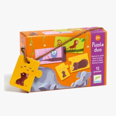 Djeco Puslespil Mom and Baby 24 Brikker