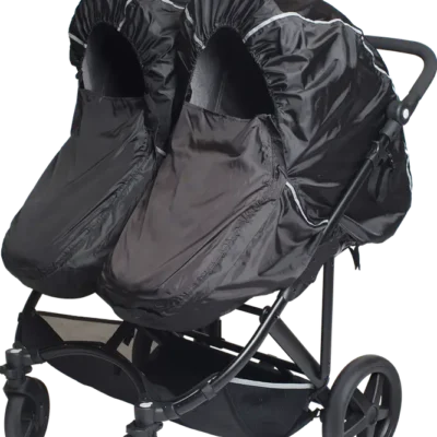 Duo Twin regnslag SMALL 70-80 cm. sort