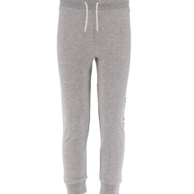 GANT Sweatpants - Crest Shield - Gråmeleret m. Navy