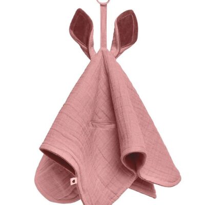 BIBS Nusseklud - 40x40 cm - Kangaroo - Dusty Pink/Baby Pink