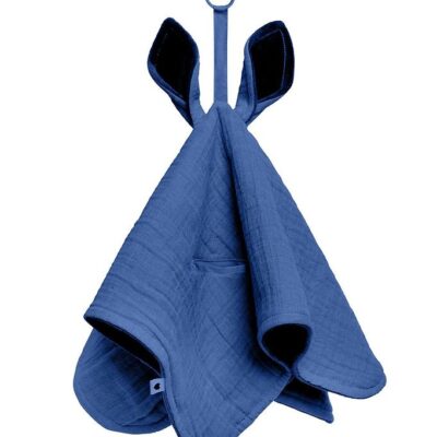 BIBS Nusseklud - 40x40 cm - Kangaroo - Cornflower/Baby Blue