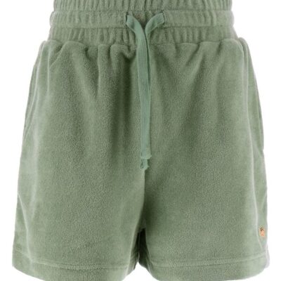 GANT Shorts - High Waist Toweling - Kalamata Green