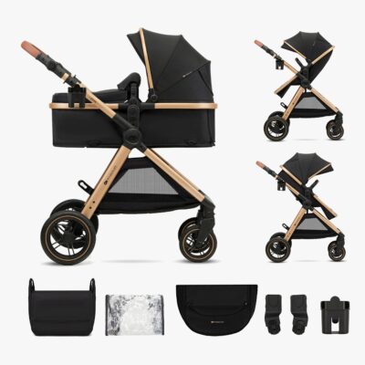Kinderkraft ESME 2-in-1 Duovogn, Pure Black