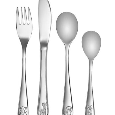 Reer - Børnebestik - Rustfrit Stål - 4 stk.