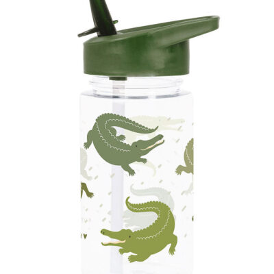 A Little Lovely Company Drikkedunk m. Sugerør - 450 ml - Crocodi