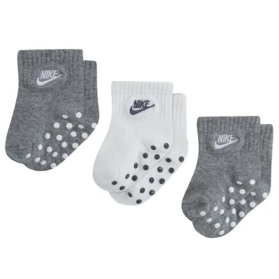 Nike Strømper - 3-pak - Hvid/Gråmeleret