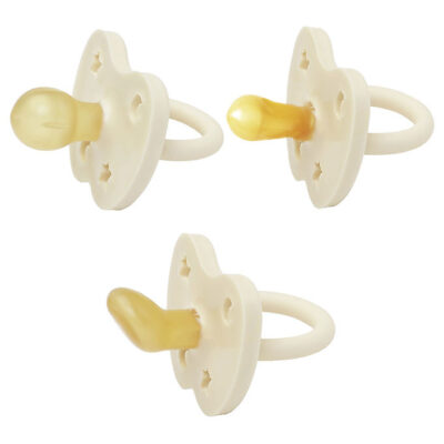 Hevea Sutter - 0-3 mdr - 3-pak - Naturgummi - Milky White