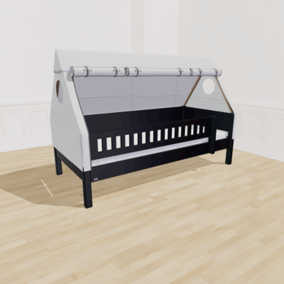 Manis-h Fulla Husseng Med Stel og Himmel 90x160 - Black