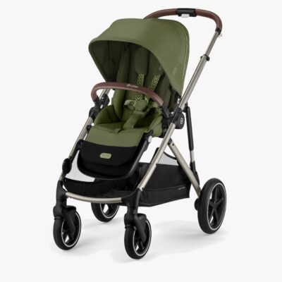 Cybex GAZELLE S Klapvogn, Taupe/Moss Green