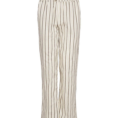 Sofie Schnoor Bukser - Off White Striped