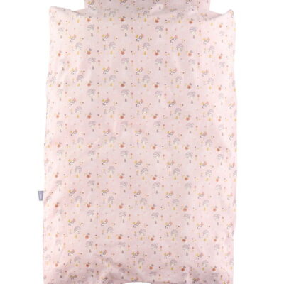 Nørgaard Madsens Sengetøj - Baby - Rosa m. Feer