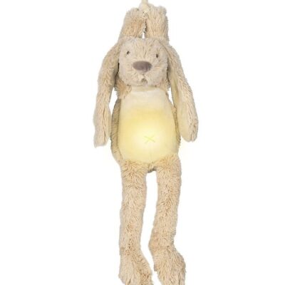 Happy Horse Bamse m. Natlys/Lyd - 34 cm - Kanin Richie - Beige