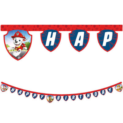Decorata Party Happy Birthday Banner - Paw Patrol Rescue Heroes