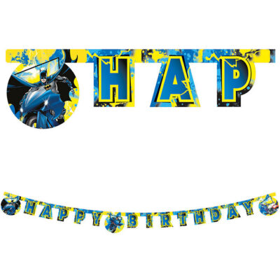 Decorata Party Happy Birthday Banner - Batman Rogue Rage