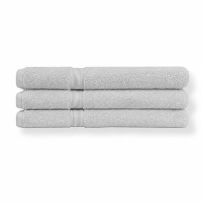Økologisk håndklæde - 100% GOTS-certificeret bomuld - Badelagen 100x150 cm - Lysegrå