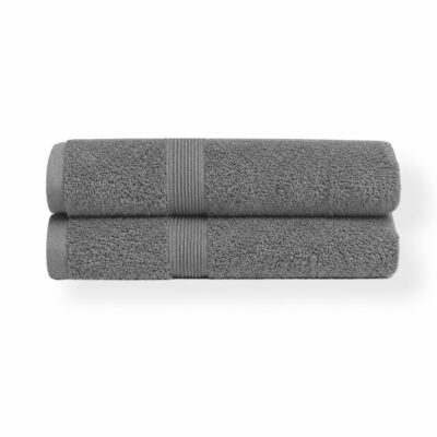 Økologisk håndklæde - 100% GOTS-certificeret bomuld - 50x100 cm - Grå
