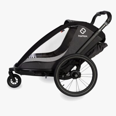Hamax Cocoon Single Cykelanhænger, Grey/Black