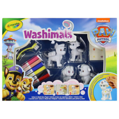 Crayola Kreasæt - Washimals - Paw Patrol m. Klistermærker