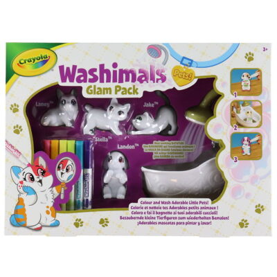 Crayola Kreasæt - Washimals - Glam Pack - Pets