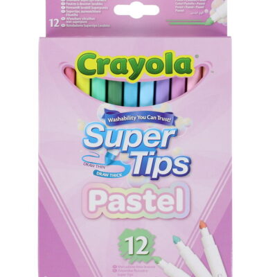 Crayola Tuscher - 12 stk. - Super Tips - Pastel