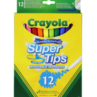 Crayola Tuscher - 12 stk. - Super Tips - Multifarvet