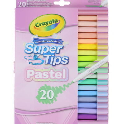 Crayola Tuscher - 20 stk. - Super Tips - Pastel