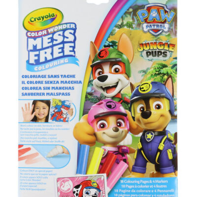 Crayola Malebog m. Tusser - Color Wonder - Paw Patrol