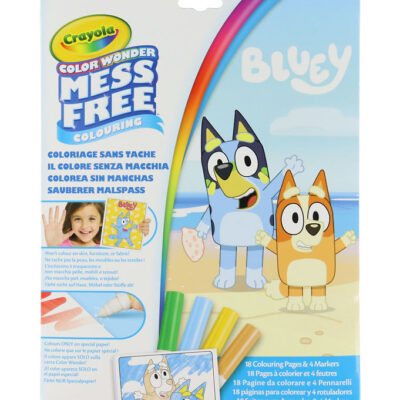 Crayola Malebog m. Tuscher - Color Wonder - Bluey