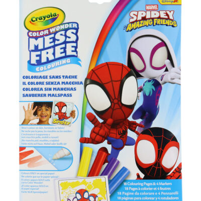 Crayola Malebog m. Tuscher - Color Wonder - Spidey