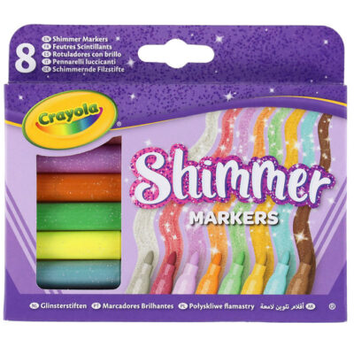 Crayola Tusser - 8 stk. - Shimmer