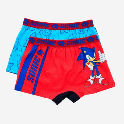 Sonic Boxer Underbukser 2-pak, Multifarvet, 122