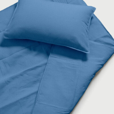 DAWN Hør Bomuld Dynebetræk (140x200) - Midnight Blue - 100% økologisk bomuld -