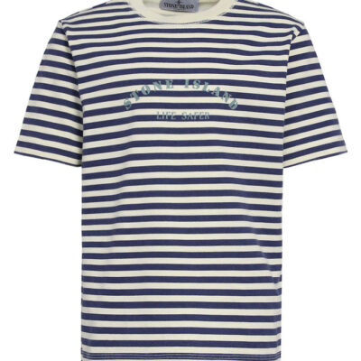 Stone Island T-shirt - Plaster/Blåstribet