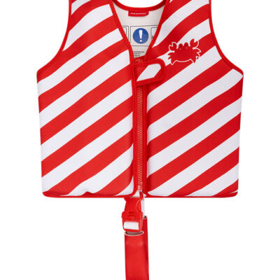 Swim Essentials Svømmevest - 19-30 kg - Rød/Hvid Crabby