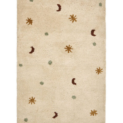 Ferm Living Gulvtæppe - Uld - Skye- 80x120 cm - Parchment