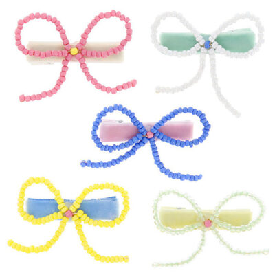 Meri Meri Hårspænder - 5-pak - Beaded Bow
