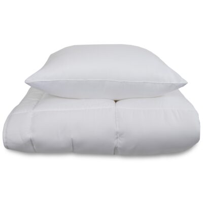 Dyne og pude sæt - Helårsdyne + Hovedpude 140x220 cm/60x63 cm - Zen Sleep fiberdyne og fiberpude
